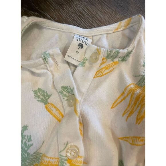 Kate Quinn Farm Carrot Ruffled Romper - Picture 2 of 4